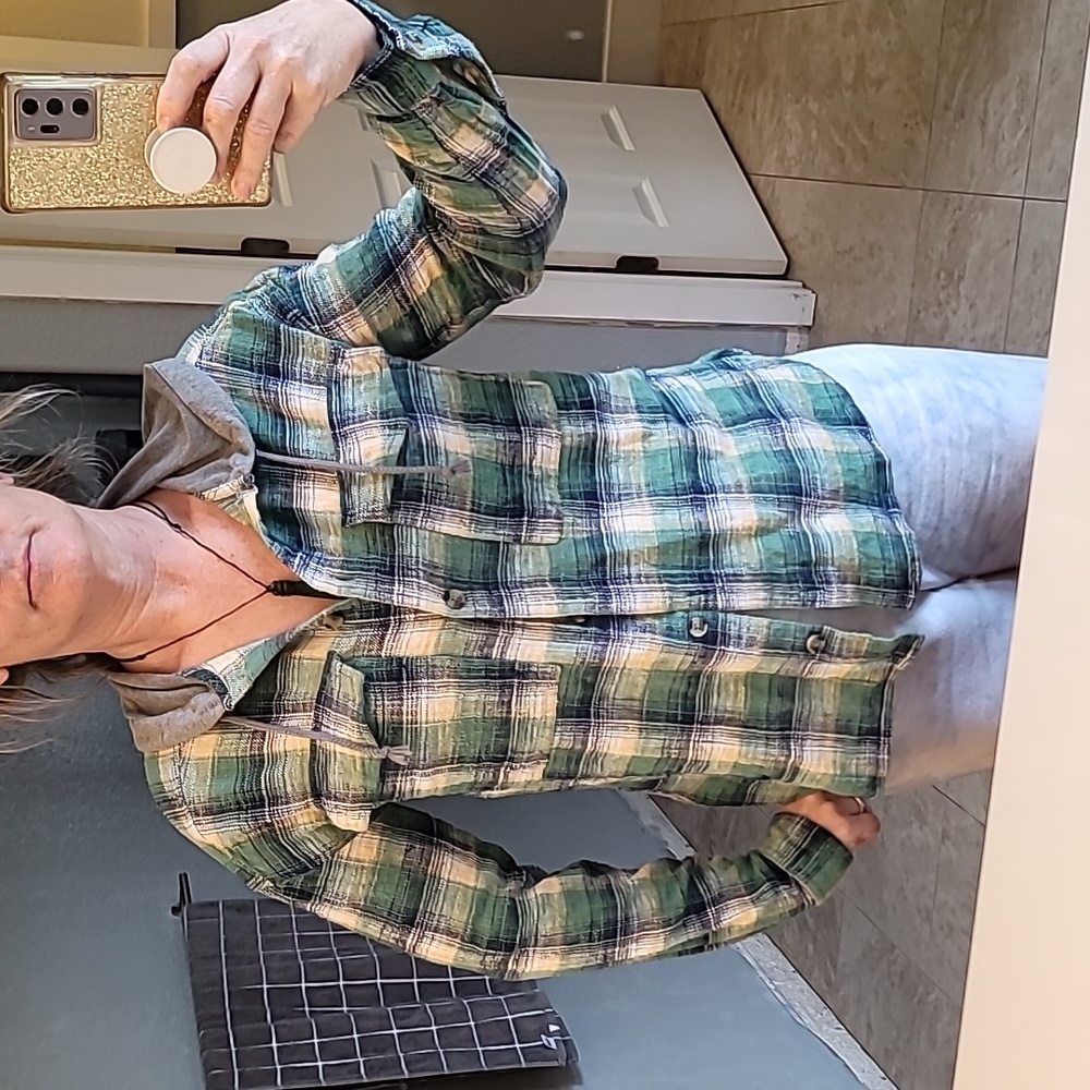 STUNNING SO BRUSHED FLANEL WITH HOODIE